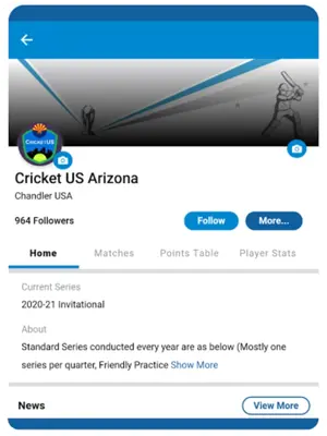 Cricclubs Mobile android App screenshot 3