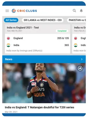 Cricclubs Mobile android App screenshot 6